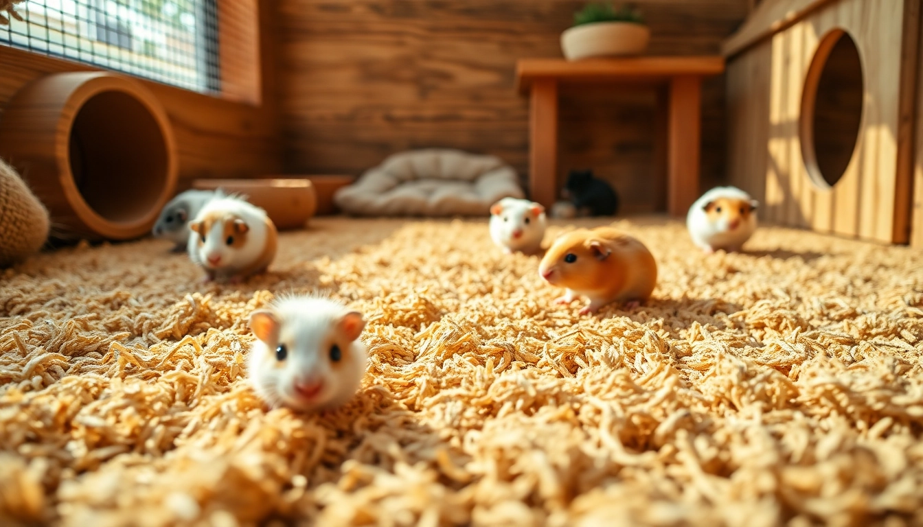 Nagermatte aus Hanf in einem gemütlichen Kleintier Gehege für optimale Tierhaltung.